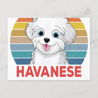 Cartão Postal De Anúncio Havanese Mama Cute Havanese Dog Mom Funny Girls