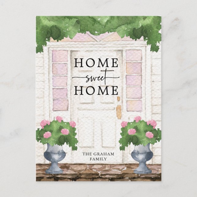 Cartão Postal De Anúncio Home Sweet Home Moving (Frente)