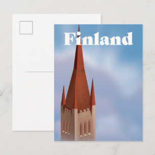 Cartão Postal De Anúncio Igreja da Finlândia