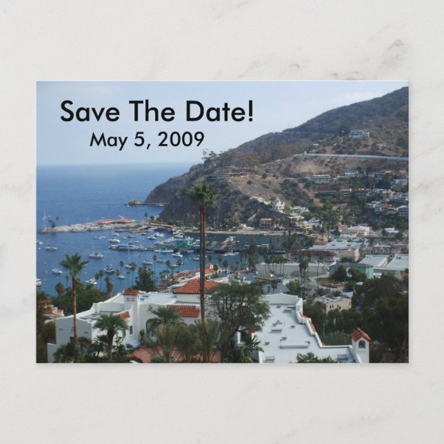 Cartão Postal De Anúncio Ilha Catalina (Frente)