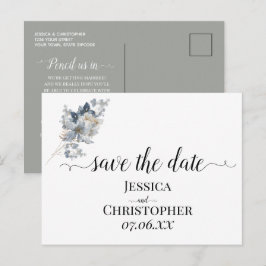 Cartão Postal De Anúncio Ilustração de Aquarela Rústica Arranjo Floral