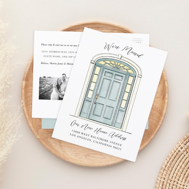 Cartão Postal De Anúncio Ilustração de Porta Colonial Tradicional em Movime (Criador carregado)