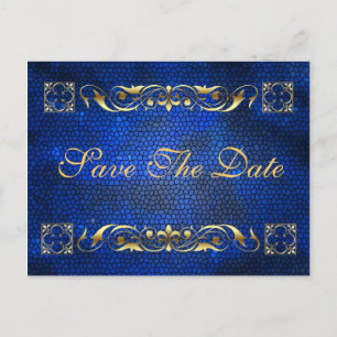 Cartão Postal De Anúncio Imperador Azul Salve O Cartão-Postal De Data