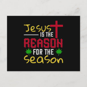 Cartão Postal De Anúncio Jesus É A Razão Da Temporada