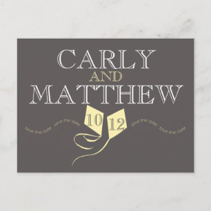 Cartão Postal De Anúncio Kites Rosa Salvem a Data