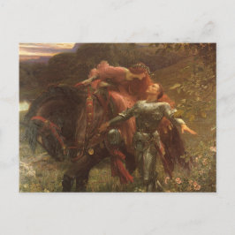Cartão Postal De Anúncio La Belle Dame sans Merci por Frank Dicksee Wedding