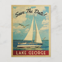 Lake George Salve O Dia Velero Náutico