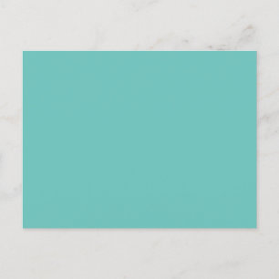 Cartão Postal De Anúncio Light Teal #6BC388, Metade Cozido