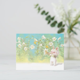 Cartão Postal De Anúncio Lily Blooming