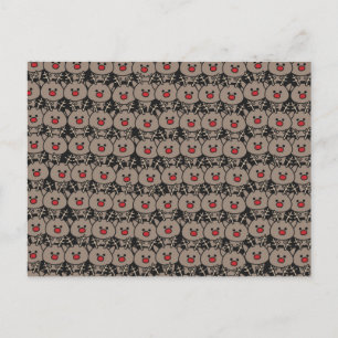 Cartão Postal De Anúncio Linhas de Revista