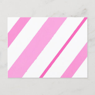 Cartão Postal De Anúncio Linhas rosa