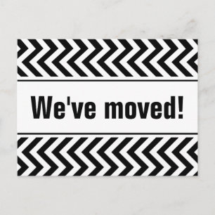 Cartão Postal De Anúncio Listras moventes psicadélicos do ziguezague dos