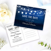 Luzes de Corda Casamento Rústico Salve a Data