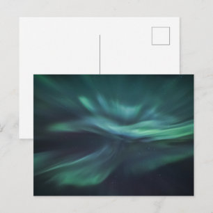 Cartão Postal De Anúncio Luzes do Norte Noruega