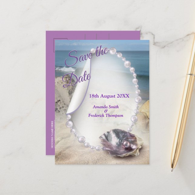 Cartão Postal De Anúncio Madre de Pérolas Mescladas como Redemoinhos Líquid (Frente/Verso In Situ)