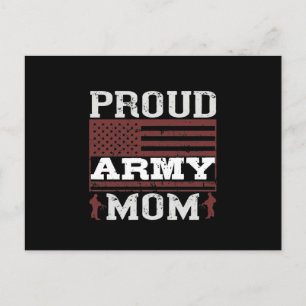 Cartão Postal De Anúncio Mãe Orgulhosa do Exército