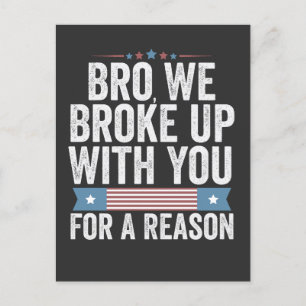 Cartão Postal De Anúncio Mano, Fizemos Você Por Uma Razão.