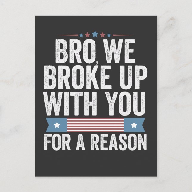 Cartão Postal De Anúncio Mano, Fizemos Você Por Uma Razão. (Frente)