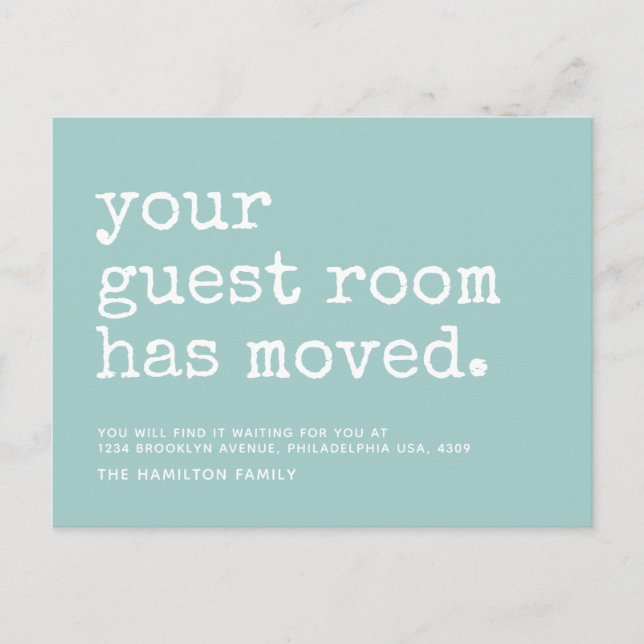 Cartão Postal De Anúncio Máquina De Digitalização Simples A Sua Sala Convid (Frente)