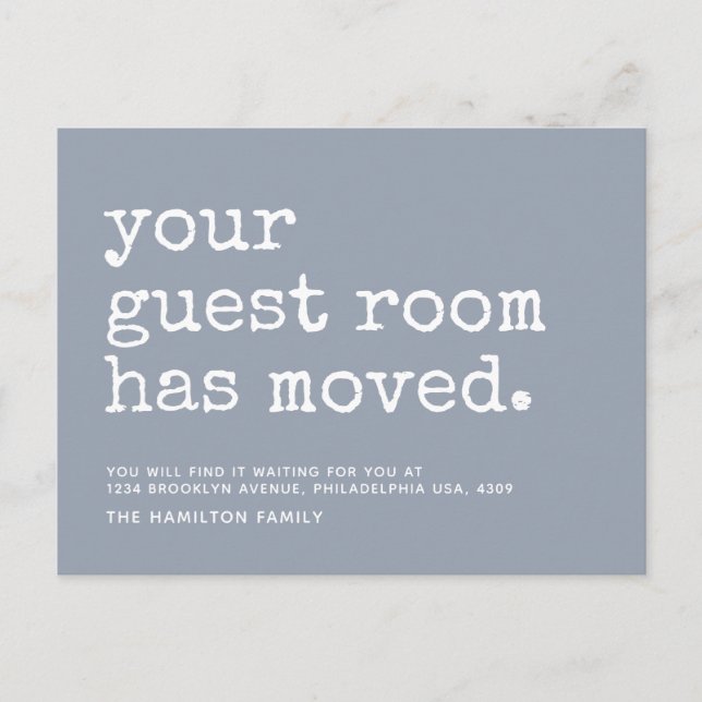 Cartão Postal De Anúncio Máquina De Digitalização Simples A Sua Sala Convid (Frente)