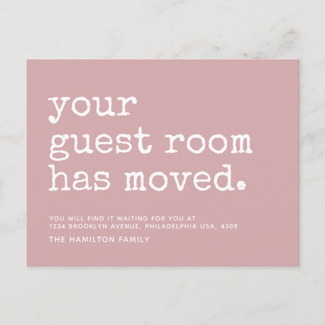 Cartão Postal De Anúncio Máquina De Digitalização Simples A Sua Sala Convid (Frente)