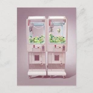 Cartão Postal De Anúncio Máquina de velas