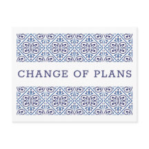 Marinha Espanhola Azulejo Índigo Mudança de Planos