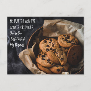 Cartão Postal De Anúncio marketing de indicações de imóveis COOKIE por corr