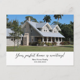 Cartão Postal De Anúncio Marketing Fotográfico do Seu Negócio de Mensagens 