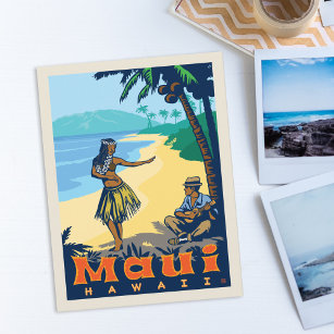 Cartão Postal De Anúncio Maui, Havaí   Salvar a data