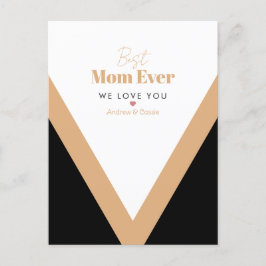 Cartão Postal De Anúncio Melhor mãe de sempre
