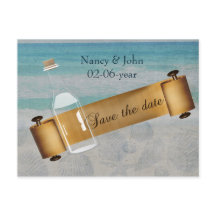 Mensagem em uma garrafa Beach Wedding