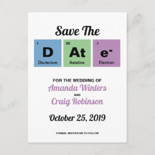 Cartão Postal De Anúncio Mesa periódica dos elementos