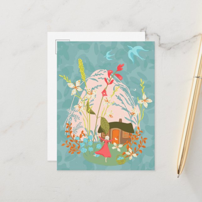 Cartão Postal De Anúncio Meu Lugar Feliz (Frente/Verso In Situ)