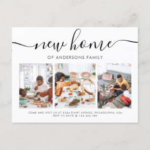 Cartão Postal De Anúncio Modern Script Calliografia 3 Foto Nova Movimentaç