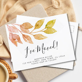 Cartão Postal De Anúncio Movi o novo Queda de Casa em Movimento