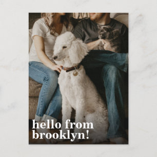 Cartão Postal De Anúncio Movimentação de Fotografia de Novo Endereço Reside