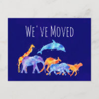 Movimentamos Aquarela Selvagem Colorida de Efetivo