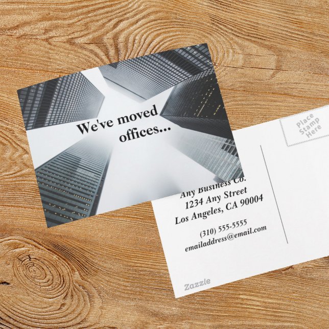 Cartão Postal De Anúncio Movimentamos Escritórios Personalizados Mudança de (Criador carregado)
