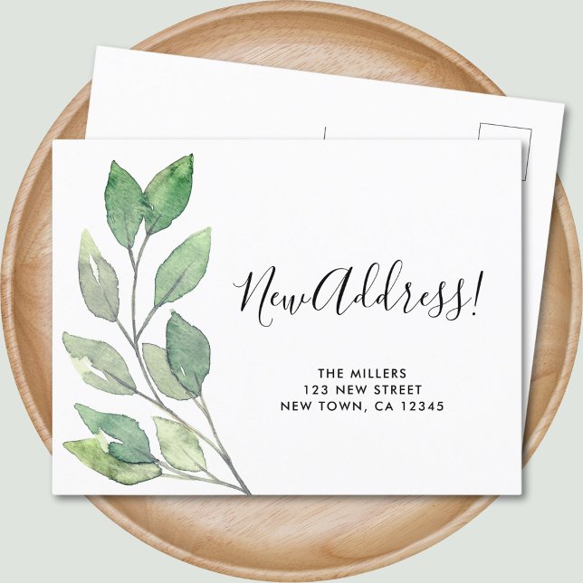 Cartão Postal De Anúncio Movimentamos Novo Endereço (Criador carregado)