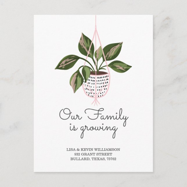 Cartão Postal De Anúncio Movimentamos - Novo Endereço de Movimento de Insta (Frente)