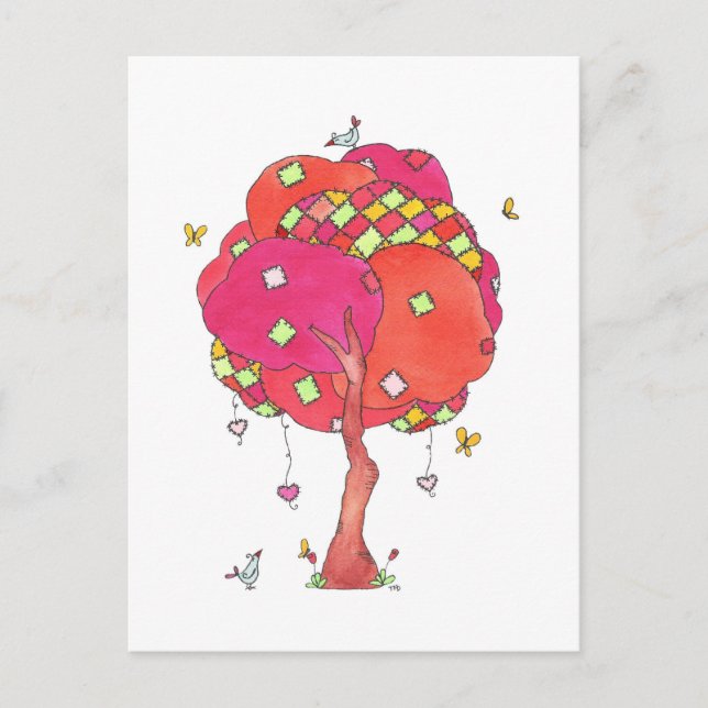 Cartão Postal De Anúncio Movimentamos o cartão, os patches (Frente)