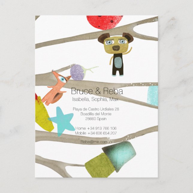 Cartão Postal De Anúncio Mudamos de Espanha (Frente)