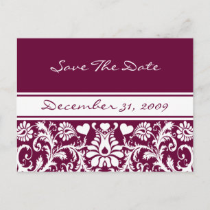 Cartão Postal De Anúncio Mudança de casamento floral para qualquer cor
