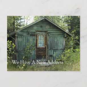 Cartão Postal De Anúncio Mudança do cartão #22 de endereço