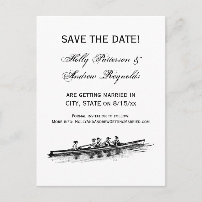 Cartão Postal De Anúncio Mulheres Remando Equipe de Tripulação Água Esporte (Frente)