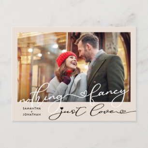 Cartão Postal De Anúncio Nada De Rico, Apenas Adoro Foto De Elopement