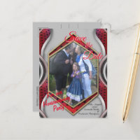 Negrito Textura Moderna Metálica 3D Vermelha e Cin