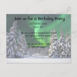 Cartão Postal De Anúncio Nortes durante o inverno