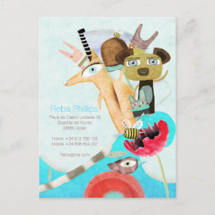 Cartão Postal De Anúncio Nós movemos a Espanha